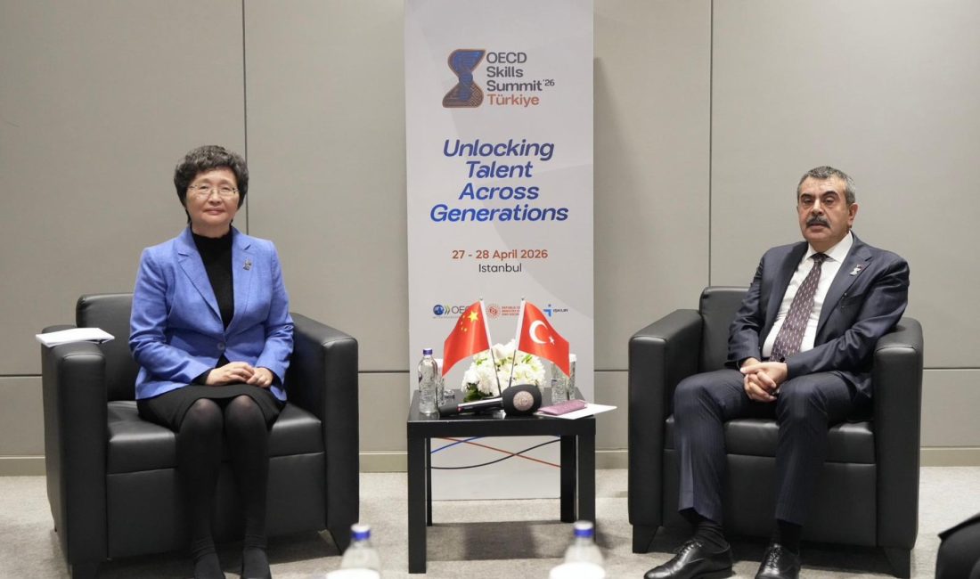 Millî Eğitim Bakanı Yusuf Tekin, OECD Beceriler Zirvesi kapsamında Çin