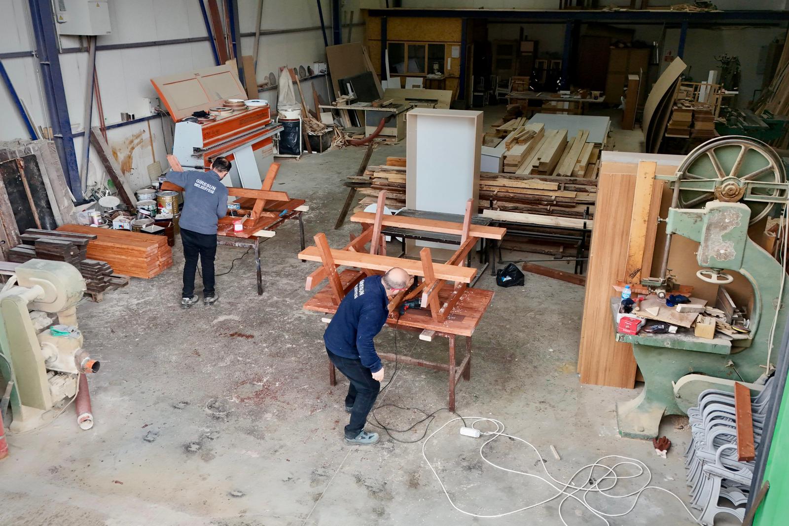 Giresun Belediyesi Makina İkmal Bakım ve Onarım Müdürlüğü, belediye hizmetlerinin