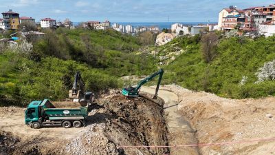 DSİ 22. Bölge Müdürlüğü Trabzon, Giresun’un Bulancak ilçesinde yürüttüğü dere