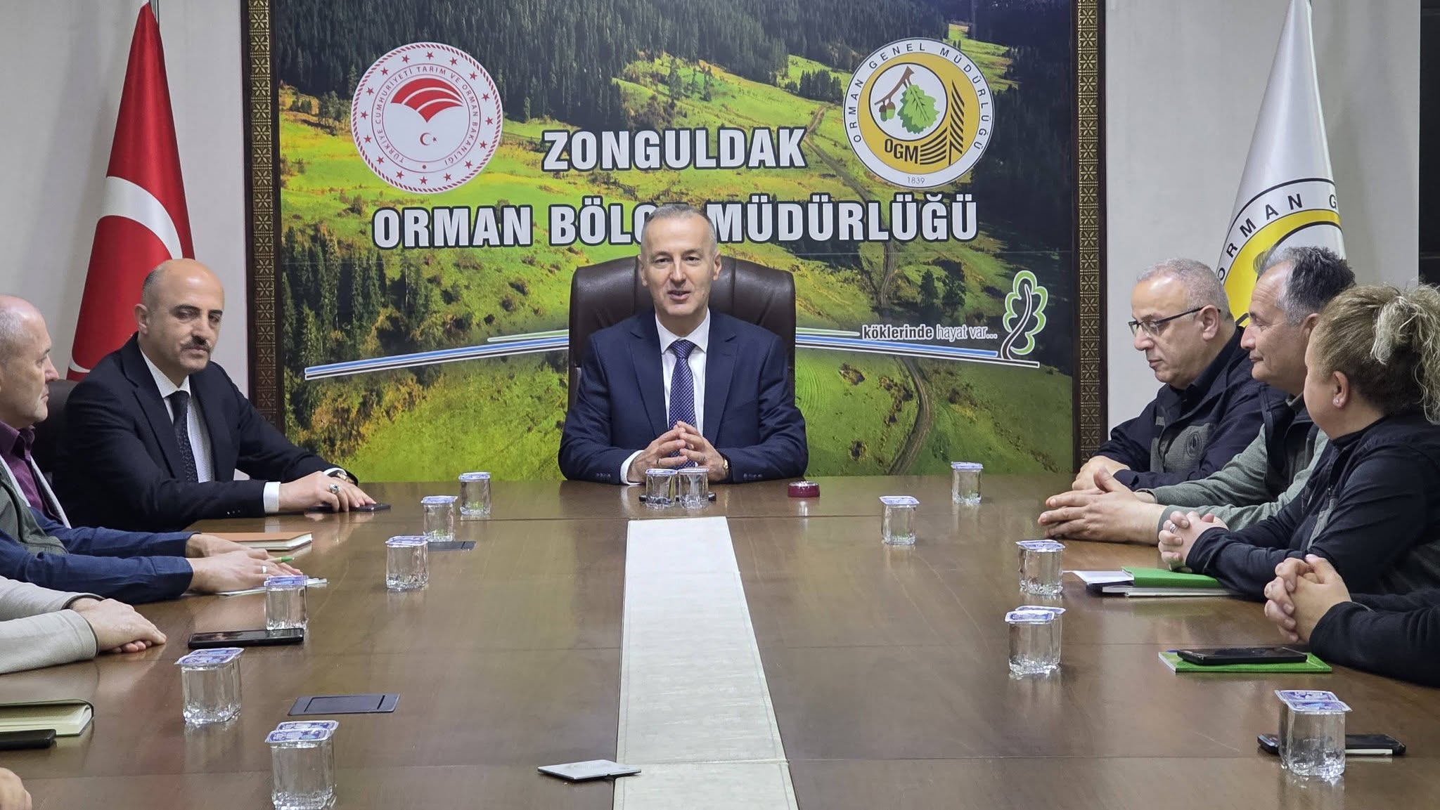 Zonguldak Orman Bölge Müdürü Sayın Halil Oflu, Bölge Müdürlüğü üst