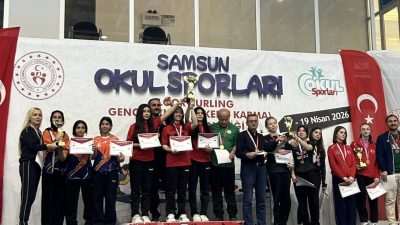 Samsun’da 17-19 Nisan 2026 tarihleri arasında düzenlenen Okul Sporları Floor