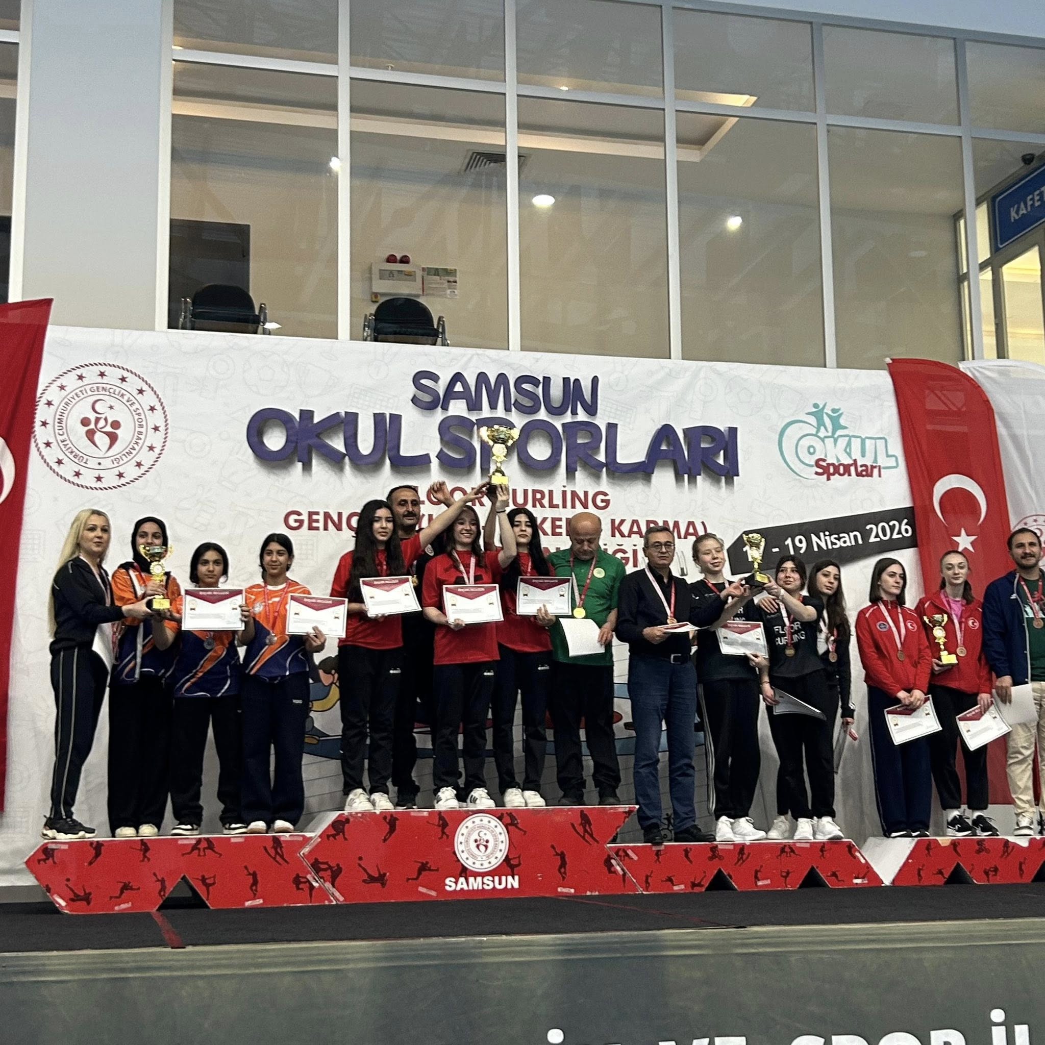 Samsun’da 17-19 Nisan 2026 tarihleri arasında düzenlenen Okul Sporları Floor