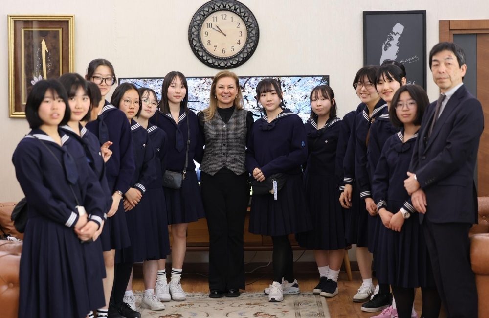 Japonya Tokyo Otsuma Tama Okulu öğrenci ve öğretmenleri, Safranbolu Belediye