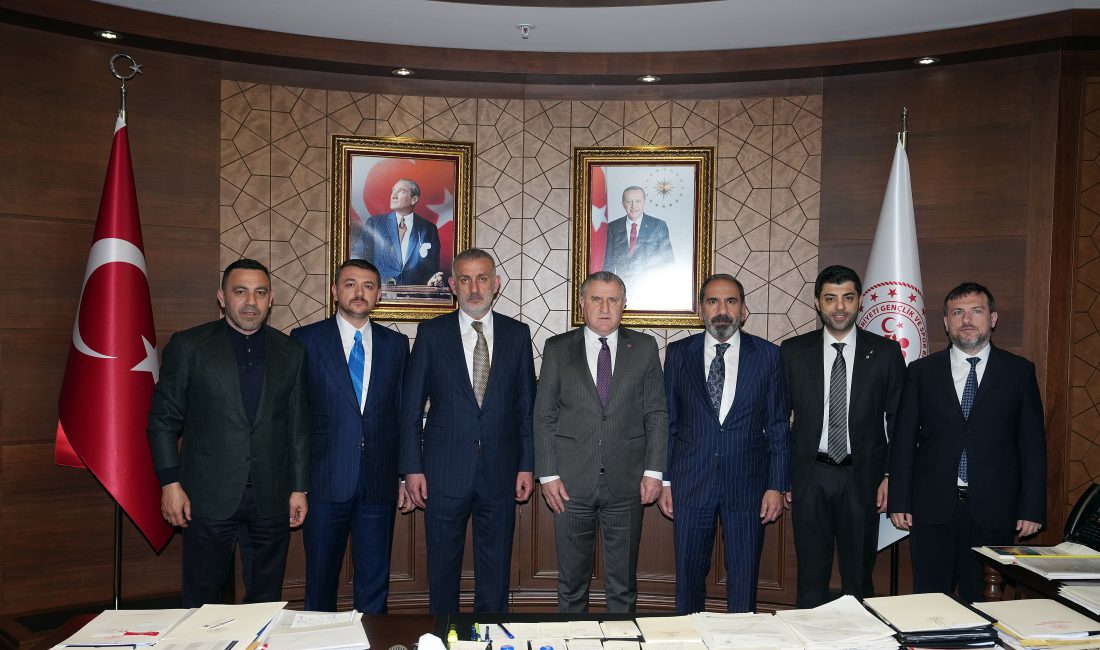 Başkent Ankara’da görüşmeler yapan Türkiye Futbol Federasyonu Başkanı İbrahim Ethem