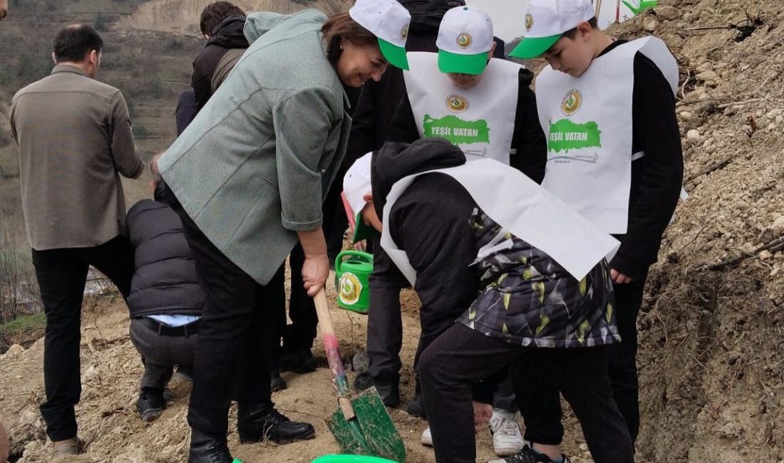 Bartın’da, düzenlenen ağaç dikme etkinliği yoğun katılımla gerçekleştirildi. Orman İşletme