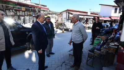 Kastamonu Valisi Meftun DALLI, İl Emniyet Müdürü Tamer Taş ve