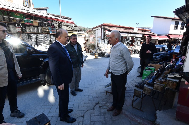 Kastamonu Valisi Meftun DALLI, İl Emniyet Müdürü Tamer Taş ve