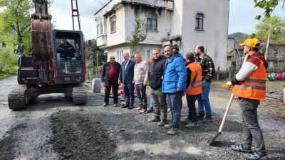 Arhavi Belediyesi doğal gaz altyapı çalışmalarının üçüncü etabı resmen başladı.
