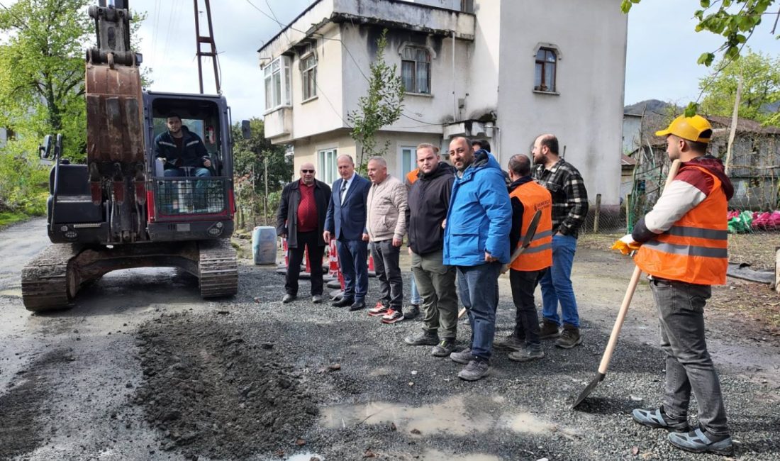 İlçemizde doğal gaz altyapı çalışmalarının üçüncü etabı resmen başladı. Çalışmalar,