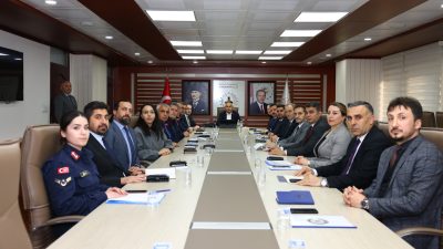 Giresun’daki okulların güvenlik durumunu görüşmek üzere Valimiz Sayın Mustafa Koç