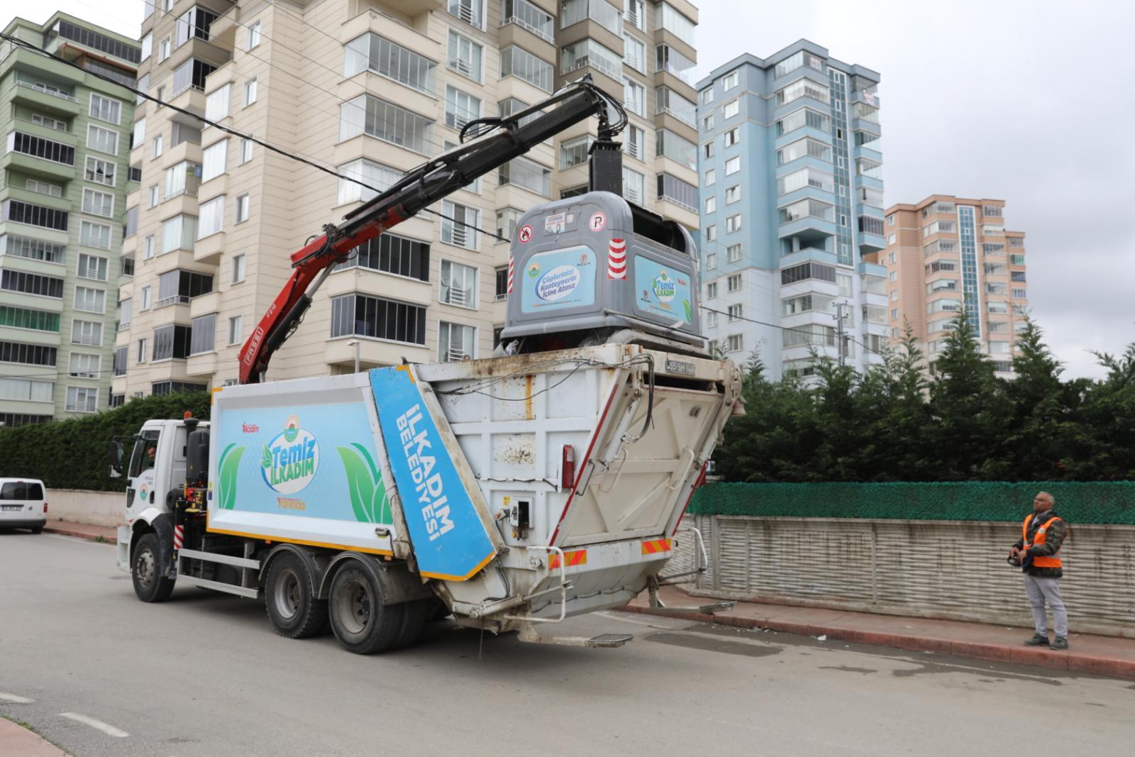 İlkadım Belediye Başkanı İhsan Kurnaz, “İlçemizin temizliği için belediyemizin öz