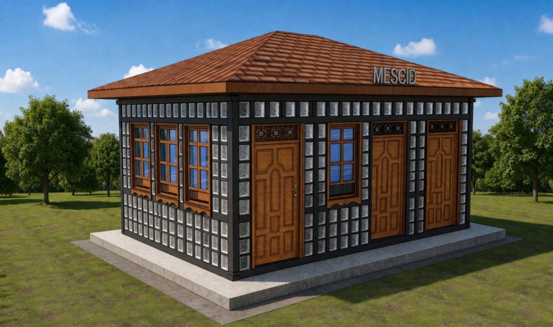 Arhavi sahil dolgu alanında, Tavşanlı Park yanında yapımı planlanan mescit