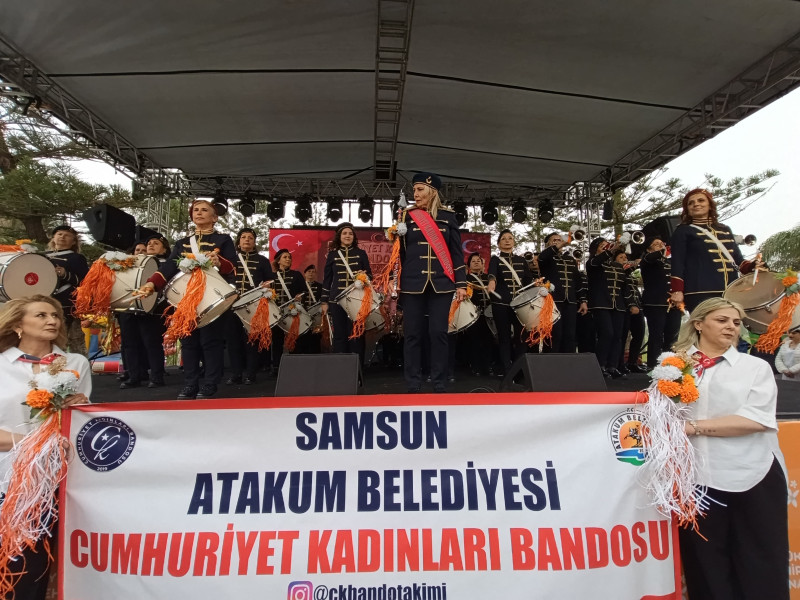 Atakum’un gururu Atakum Belediyesi Cumhuriyet Kadınları Bandosu, ulusal ve uluslararası