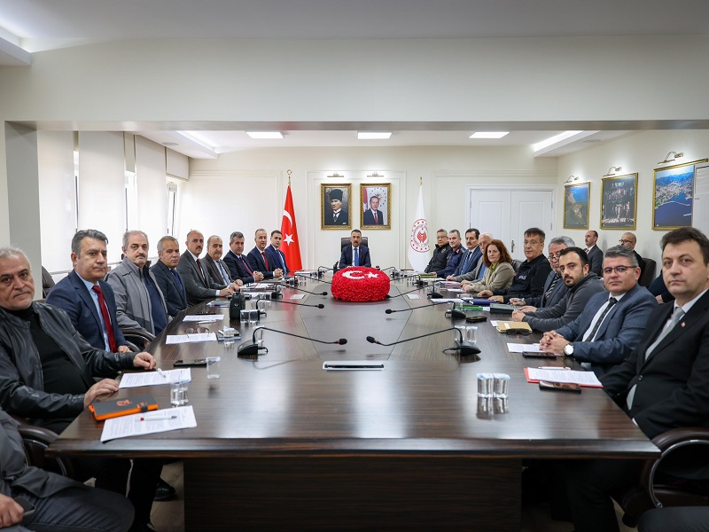 Orman Yangınlarıyla Mücadele Komisyonu Toplantısı, Zonguldak Valisi Osman Hacıbektaşoğlu Başkanlığında