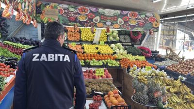 Çorum Belediyesi zabıta ekipleri, şehir genelinde faaliyet gösteren marketlere Güvenli
