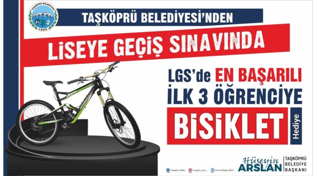 Başarı Ödülsüz Kalmasın Taşköprü Belediye Başkanı Hüseyin ARSLAN; Geleceğimizin teminatı olan evlatlarımızın eğitim