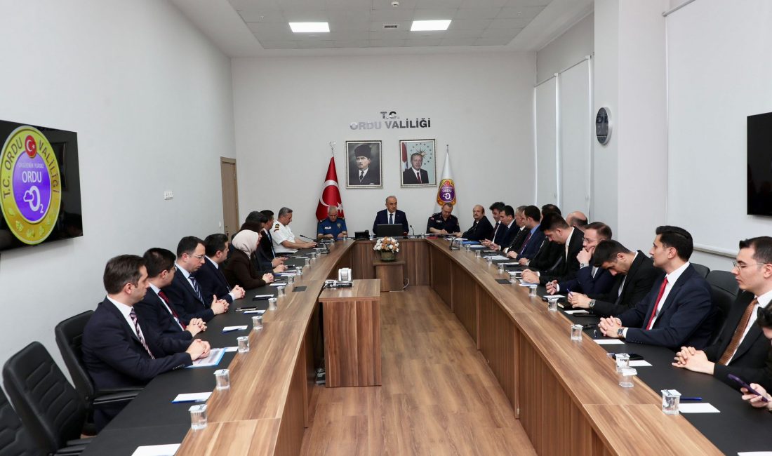 İl Güvenlik ve Asayiş Koordinasyon Toplantısı, Vali Muammer Erol’un başkanlığında