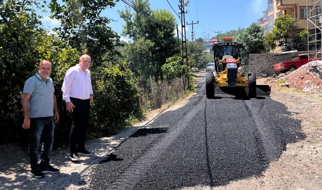 Fen İşleri Müdürlüğü ekiplerimiz, Yeşiltepe Mahallesi Kelçük Caddesi’nde gerçekleştirdiği üst