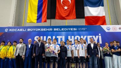 Kocaeli Büyükşehir Belediyesi’nin ev sahipliğinde düzenlenen Sualtı Hokeyi Dünya Şampiyonası,