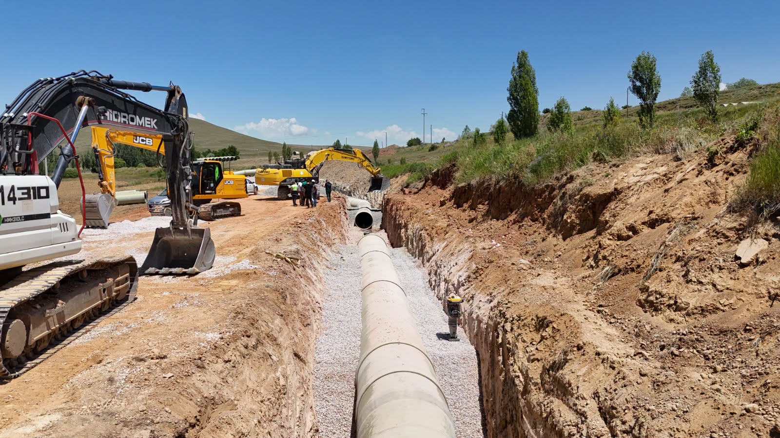 Bayburt’un en önemli tarımsal yatırımları arasında yer alan Kırklartepe Barajı