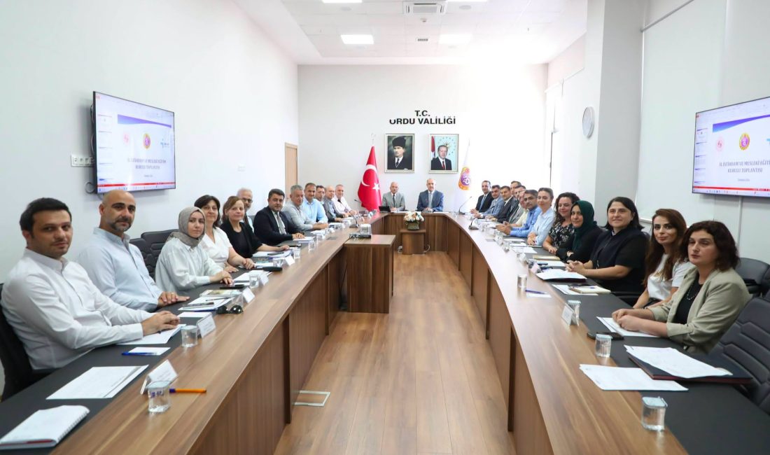 Ordu’da istihdamın artırılması, iş gücü piyasasının ihtiyaçlarının karşılanması ve mesleki