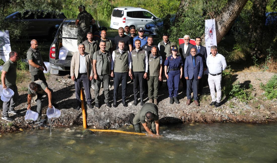 Niğde’nin Çamardı ilçesinde doğal su kaynaklarının korunması ve balık popülasyonunun