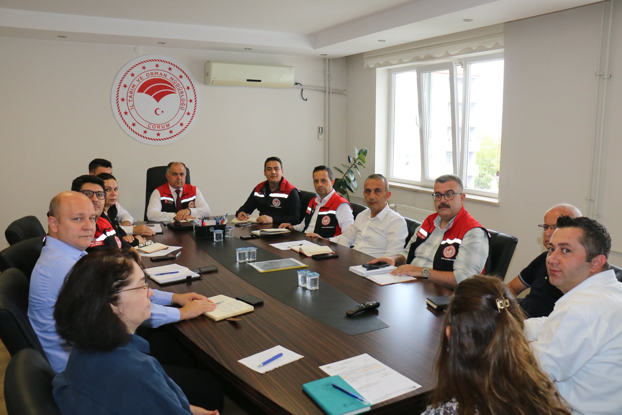 Çorum İl Tarım ve Orman Müdürlüğünde, kurum bünyesinde yürütülen çalışmaların
