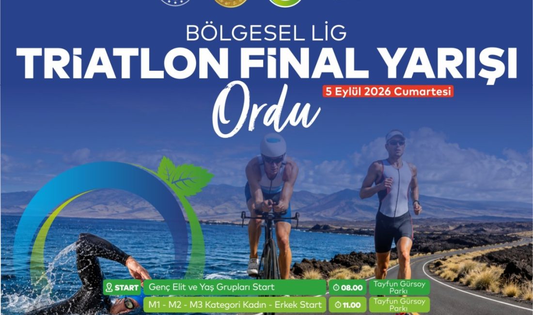 Ordu, triatlon heyecanına bir kez daha ev sahipliği yapmaya hazırlanıyor.